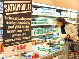 Турецкие импортеры доятся бойкота французских товаров в Турции. Фото todayszaman.com